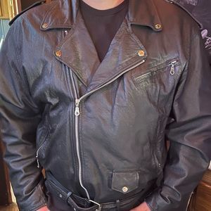 Alan michaels Mens xl leather jacket